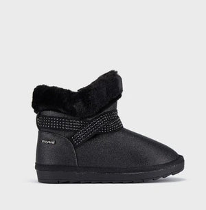 Παιδικά μποτάκια Mayoral 46396 μαύρο-La Scarpa Shoes Παιδικά μποτάκια Mayoral 46396 μαύρο GIRLS MAYORAL