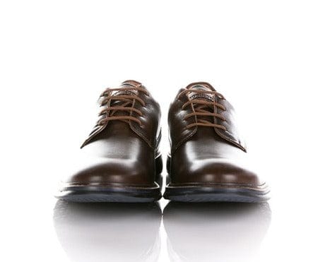 Ανδρικό Δερμάτινο Παπούτσι Robinson καφέ 65124 MEN CASUAL ROBINSON