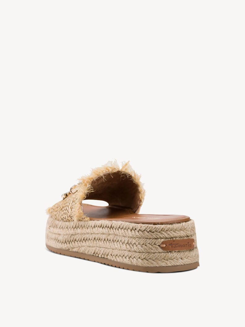 Γυναικεία mules beige Tamaris 1-27214 Γυναικεία mules beige Tamaris 1-27214 FLAT SANDALS TAMARIS