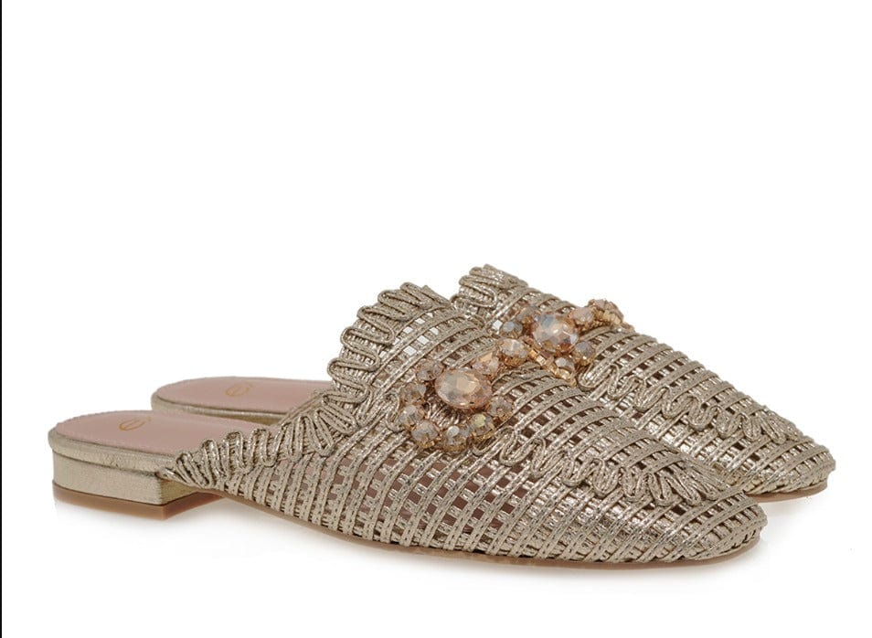 Γυναικεία mules exe 081 χρυσό Γυναικεία mules exe 081 χρυσό WOMEN MOCASSINS TSAKIRIS MALLAS