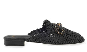 Γυναικεία mules exe 081 μαύρο Γυναικεία mules exe 081 μαύρο WOMEN MOCASSINS TSAKIRIS MALLAS