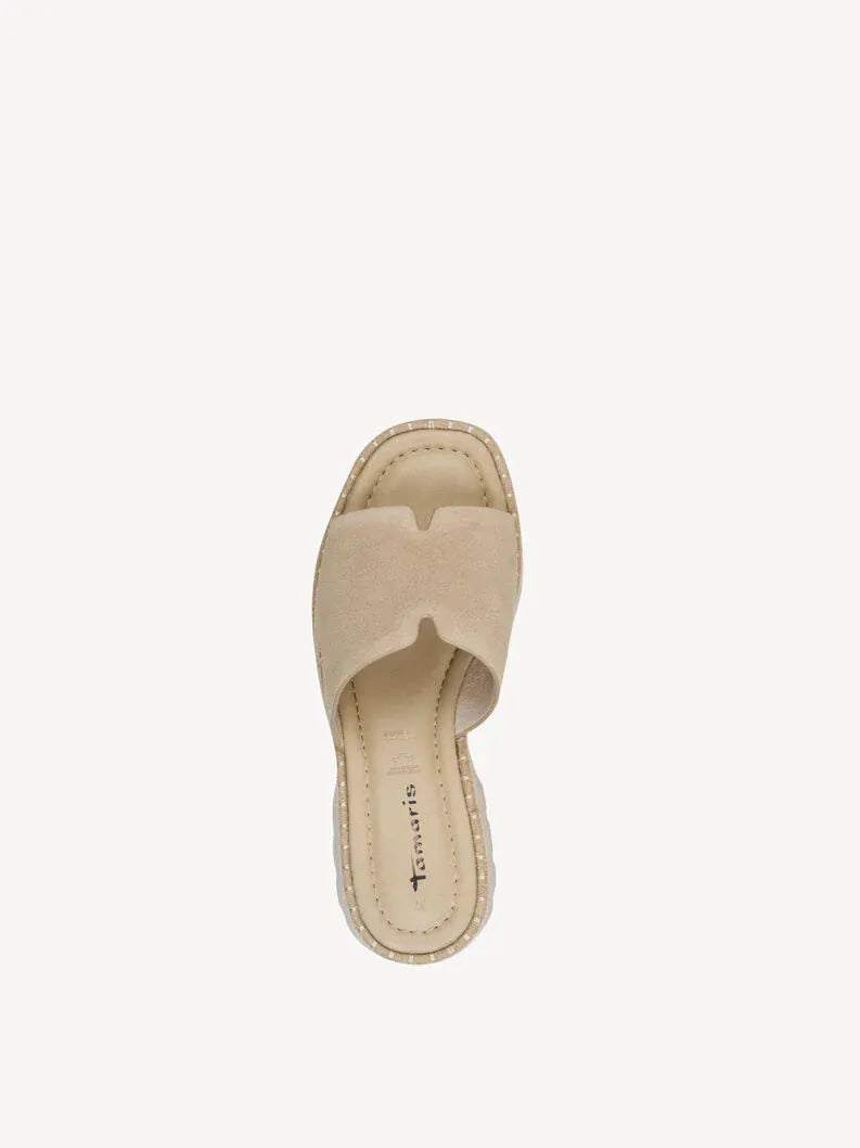 Γυναικεία mules taupe Tamaris 1-27235 Γυναικεία mules taupe Tamaris 1-27235 SANDALS TAMARIS