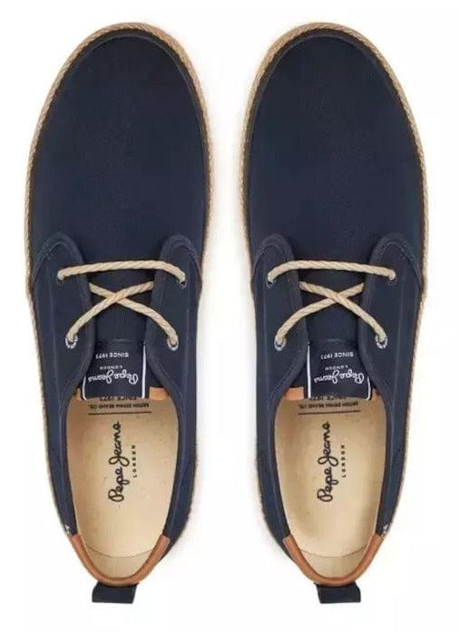 Ανδρικά δερμάτινα παπούτσια Pepe Jeans PMS10332 blue Ανδρικά δερμάτινα παπούτσια Pepe Jeans PMS10332 blue MEN CASUAL PEPE JEANS