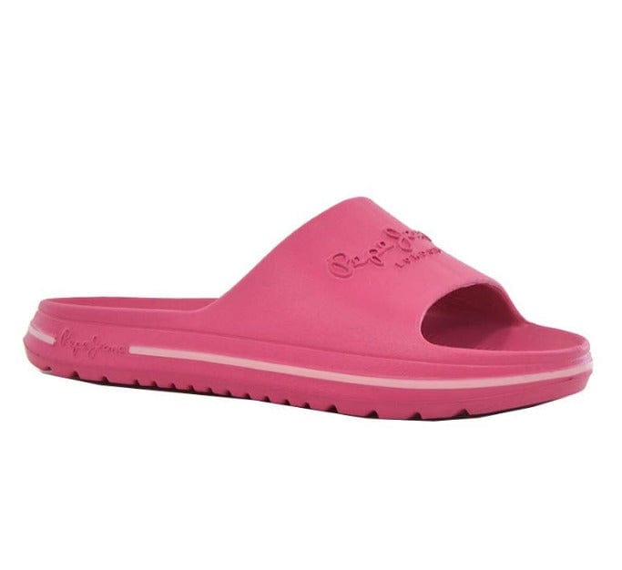 Γυναικεία παντόφλα Pepe Jeans STYLE PLS70131 367  beach slide φούξια -La Scarpa Shoes Γυναικεία παντόφλα Pepe Jeans STYLE PLS70131 367  beach slide φούξια FLIP FLOPS WOMEN PEPE JEANS