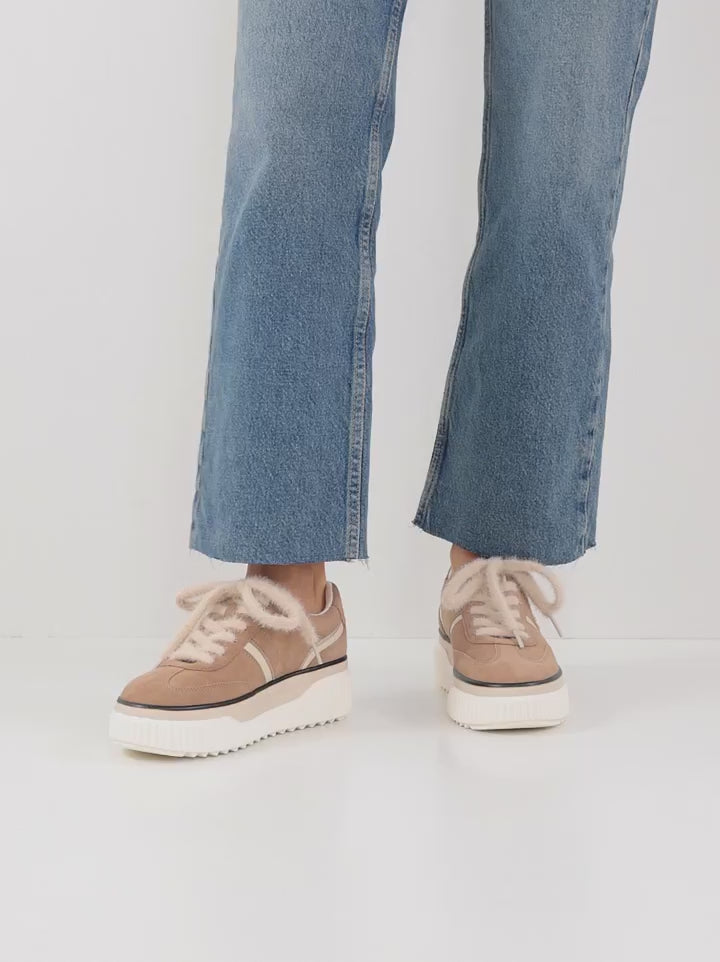 Γυναικεία sneakers Tamaris camel 1-23753