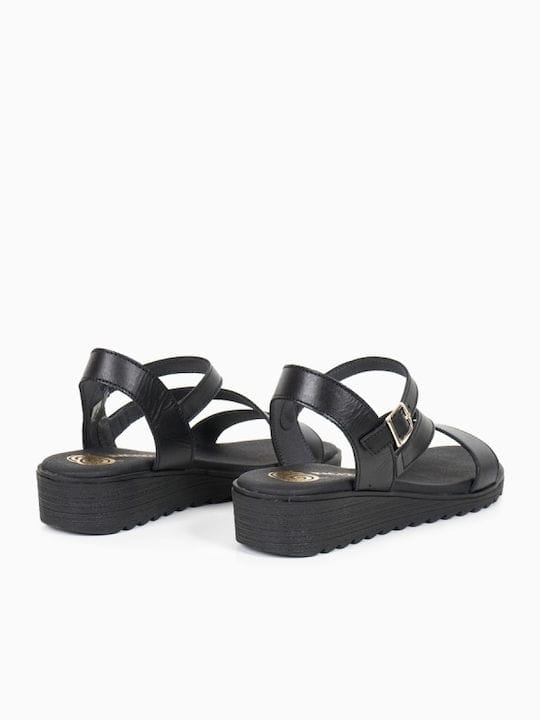Γυναικείες πλατφόρμες Ragazza μαύρο 0608 Γυναικείες πλατφόρμες Ragazza μαύρο 0608 SANDALS RAGAZZA