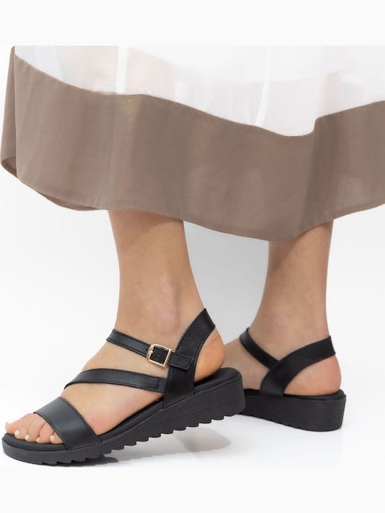 Γυναικείες πλατφόρμες Ragazza μαύρο 0608 Γυναικείες πλατφόρμες Ragazza μαύρο 0608 SANDALS RAGAZZA