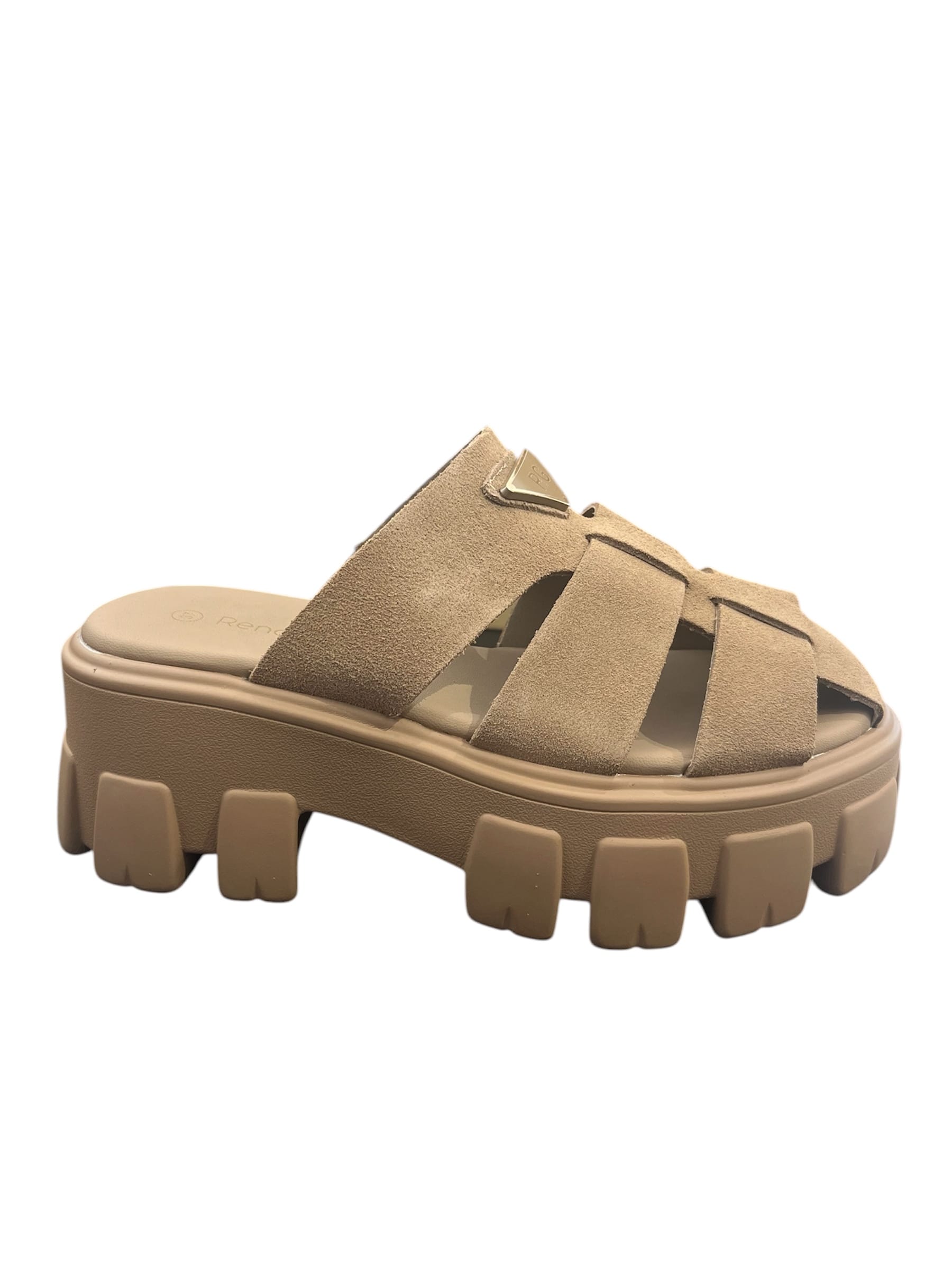 Γυναικεία σαμπο μπεζ σκούρο καστόρι Renato Garini 095 Γυναικεία σαμπο μπεζ σκούρο καστόρι Renato Garini 095 FLAT SANDALS TSAKIRIS MALLAS