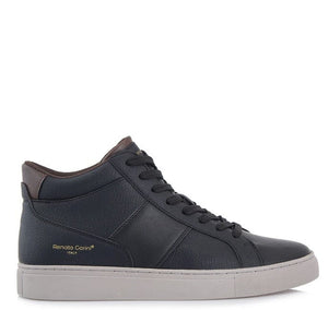 Ανδρικά μποτάκια Renato Garini 222 μαύρο -καφέ-La Scarpa Shoes Ανδρικά μποτάκια Renato Garini 222 μαύρο -καφέ MEN CASUAL TSAKIRIS MALLAS MEN