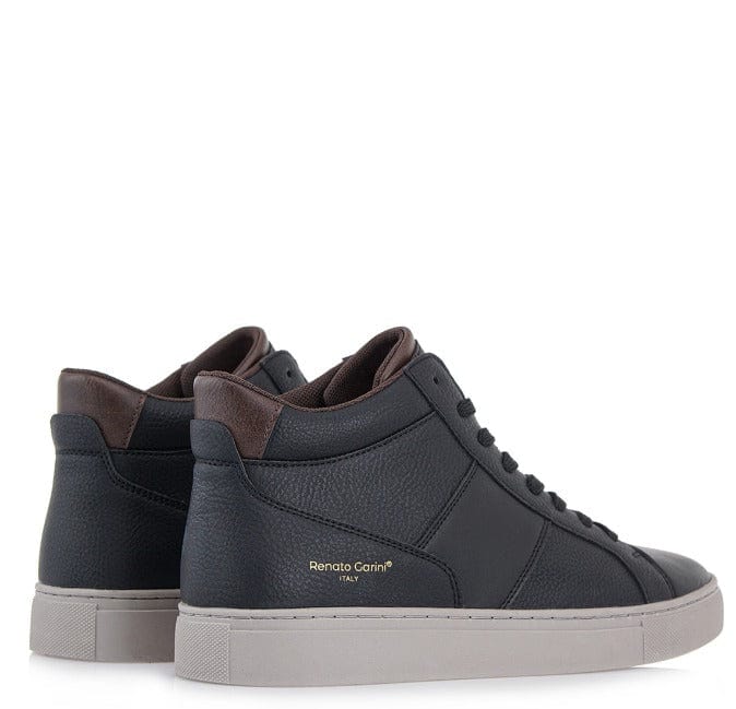 Ανδρικά μποτάκια Renato Garini 222 μαύρο -καφέ-La Scarpa Shoes Ανδρικά μποτάκια Renato Garini 222 μαύρο -καφέ MEN CASUAL TSAKIRIS MALLAS MEN