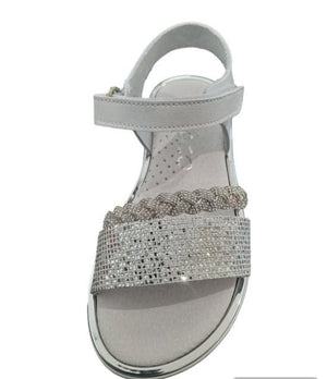 Παιδικά πέδιλα Ricco Mondo Α30211P3 Λευκό - ασημί-La Scarpa Shoes Παιδικά πέδιλα Ricco Mondo Α30211P3 Λευκό - ασημί GIRLS RICCO MONDO