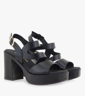 Γυναικεία πέδιλα Ragazza 0864 μαύρο SANDALS RAGAZZA