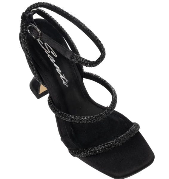 Γυναικεία πέδιλα Sante 24-265 μαύρο SANDALS SANTE