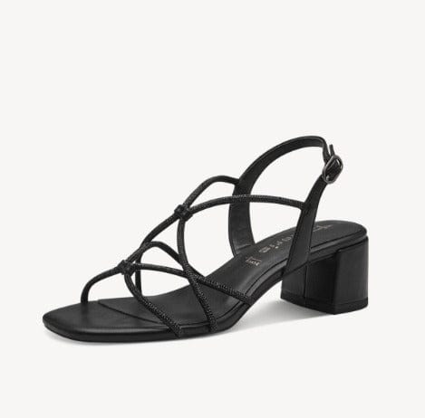 Γυναικεία πέδιλα Tamaris 1-28236-42 μαύρο SANDALS TAMARIS