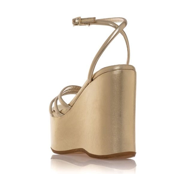 Γυναικείες πλατφόρμες  sante 23-150 χρυσό -La Scarpa Shoes Γυναικείες πλατφόρμες  sante 23-150 χρυσό SANDALS SANTE