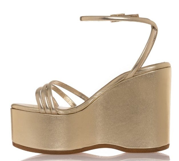 Γυναικείες πλατφόρμες  sante 23-150 χρυσό -La Scarpa Shoes Γυναικείες πλατφόρμες  sante 23-150 χρυσό SANDALS SANTE