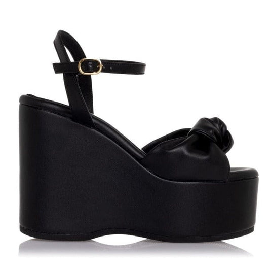 Γυναικείες πλατφόρμες sante 23-151 μαύρο-La Scarpa Shoes Γυναικείες πλατφόρμες sante 23-151 μαύρο SANDALS SANTE