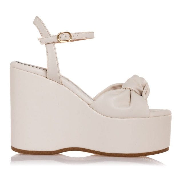 Γυναικείες πλατφόρμες sante 23-151 off white-La Scarpa Shoes Γυναικείες πλατφόρμες sante 23-151 off white SANDALS SANTE
