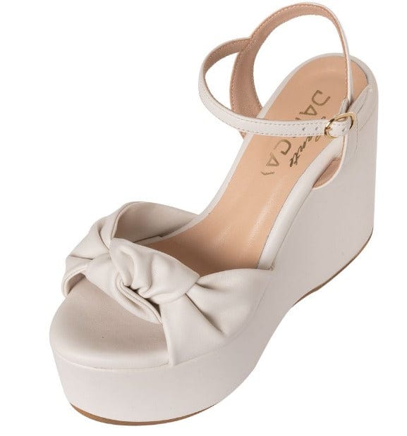 Γυναικείες πλατφόρμες sante 23-151 off white-La Scarpa Shoes Γυναικείες πλατφόρμες sante 23-151 off white SANDALS SANTE