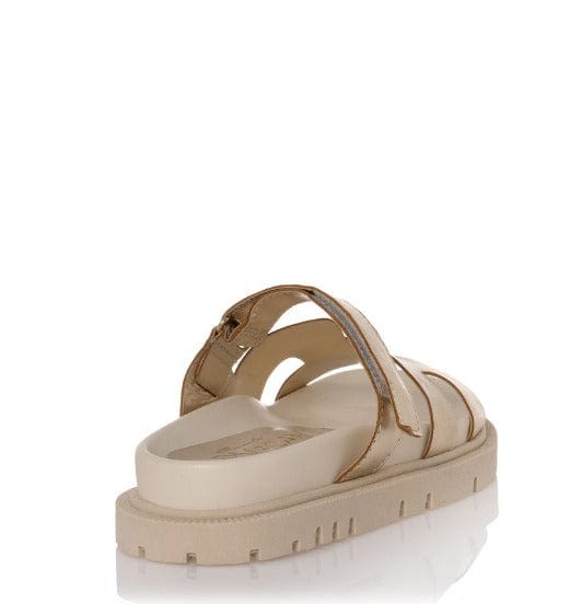 Γυναικεία φλατ Sante 23-160 χρυσό-LLa Scarpa Shoes Γυναικεία φλατ Sante 23-160 χρυσό FLAT SANDALS SANTE