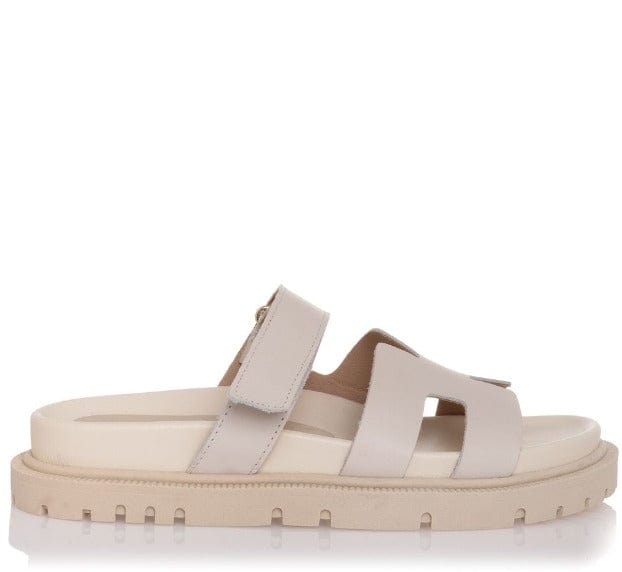 Γυναικεία  φλατ Sante 23-160 off white-La Scarpa Shoes Γυναικεία  φλατ Sante 23-160 off white FLAT SANDALS SANTE