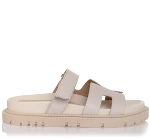 Γυναικεία  φλατ Sante 23-160 off white-La Scarpa Shoes Γυναικεία  φλατ Sante 23-160 off white FLAT SANDALS SANTE