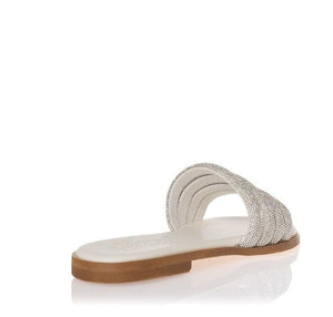 Γυναικεία σανδάλια Sante 23-320  off white-La Scarpa Shoes Γυναικεία σανδάλια Sante 23-320  off white FLAT SANDALS SANTE