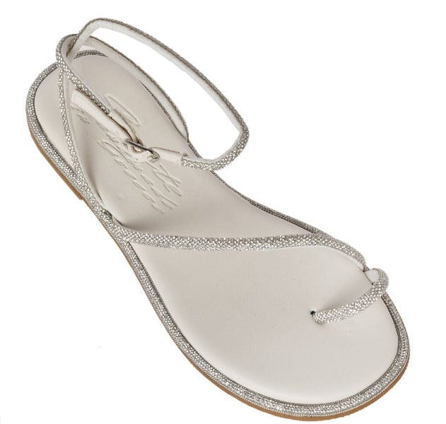 Γυναικεία φλατ σανδάλια Sante 23-324 off white-La Scarpa Shoes Γυναικεία φλατ σανδάλια Sante 23-324 off white FLAT SANDALS SANTE