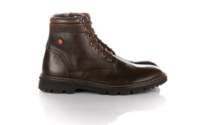 Ανδρικά δερμάτινα μποτάκια καφέ Robinson 75423 SMALL MEN BOOTS ROBINSON