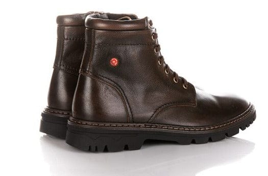 Ανδρικά δερμάτινα μποτάκια καφέ Robinson 75423 SMALL MEN BOOTS ROBINSON