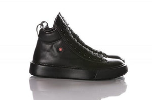 Ανδρικό μποτάκι casual Robinson μαύρο 69760 SMALL MEN BOOTS ROBINSON