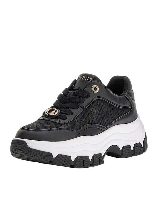 Γυναικεία Sneakers Guess FLFBRTELE12 μαύρο Γυναικεία Sneakers Guess FLFBRTELE12 μαύρο CASUAL Guess shoes