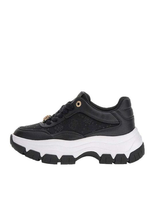 Γυναικεία Sneakers Guess FLFBRTELE12 μαύρο Γυναικεία Sneakers Guess FLFBRTELE12 μαύρο CASUAL Guess shoes