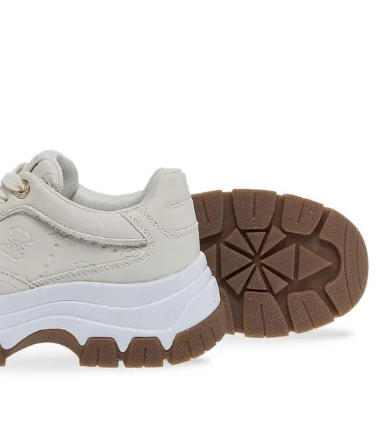 Γυναικεία Sneakers Guess FLFBRTPEL12 κρεμ Γυναικεία Sneakers Guess FLFBRTPEL12 κρεμ CASUAL Guess shoes