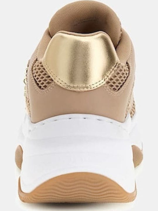Γυναικεία Sneakers Guess FLPHARELE12 μπεζ Γυναικεία Sneakers Guess FLPHARELE12 μπεζ CASUAL Guess shoes
