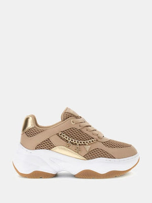 Γυναικεία Sneakers Guess FLPHARELE12 μπεζ Γυναικεία Sneakers Guess FLPHARELE12 μπεζ CASUAL Guess shoes