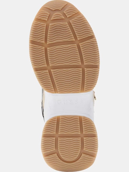 Γυναικεία Sneakers Guess FLPHARFAL12 λευκό/καφέ Γυναικεία Sneakers Guess FLPHARFAL12 λευκό/καφέ CASUAL Guess shoes