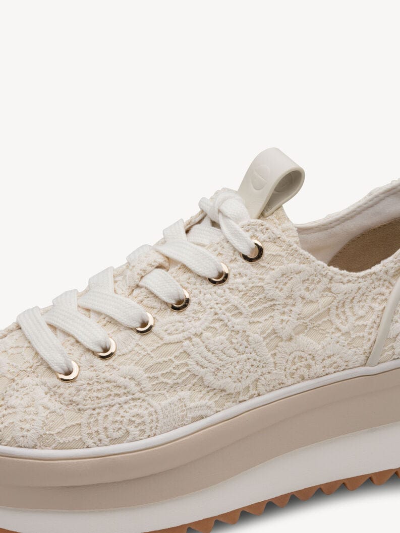 Γυναικεία Sneakers ivory macrame Tamaris 1-23731 Γυναικεία Sneakers ivory macrame Tamaris 1-23731 CASUAL TAMARIS