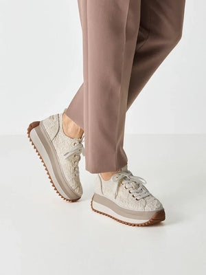Γυναικεία Sneakers ivory macrame Tamaris 1-23731 Γυναικεία Sneakers ivory macrame Tamaris 1-23731 CASUAL TAMARIS