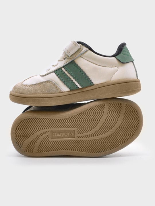 Παιδικά Sneakers για αγόρι λευκό/πράσινο Mayoral 44611 Παιδικά Sneakers για αγόρι λευκό/πράσινο Mayoral 44611 BOYS MAYORAL