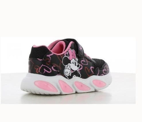 Παιδικά Sneakers για κορίτσι Minnie Mouse DM011379 μαύρο/ροζ με φωτάκια Παιδικά Sneakers για κορίτσι Minnie Mouse DM011379 μαύρο/ροζ με φωτάκια GIRLS EXE KIDS