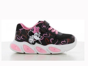 Παιδικά Sneakers για κορίτσι Minnie Mouse DM011379 μαύρο/ροζ με φωτάκια Παιδικά Sneakers για κορίτσι Minnie Mouse DM011379 μαύρο/ροζ με φωτάκια GIRLS EXE KIDS