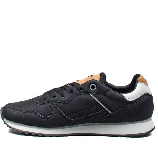 Ανδρικά sneakers Pepe Jeans London street PMS31013 μαύρο-La Scarpa Shoes Ανδρικά sneakers Pepe Jeans London street PMS31013 μαύρο MEN CASUAL PEPE JEANS