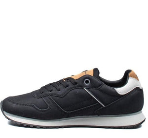 Ανδρικά sneakers Pepe Jeans London street PMS31013 μαύρο-La Scarpa Shoes Ανδρικά sneakers Pepe Jeans London street PMS31013 μαύρο MEN CASUAL PEPE JEANS