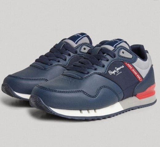 Παιδικά sneakers pepe jeans pbs30579  navy-La Scarpa Shoes Παιδικά sneakers pepe jeans pbs30579  navy BOYS PEPE JEANS KIDS