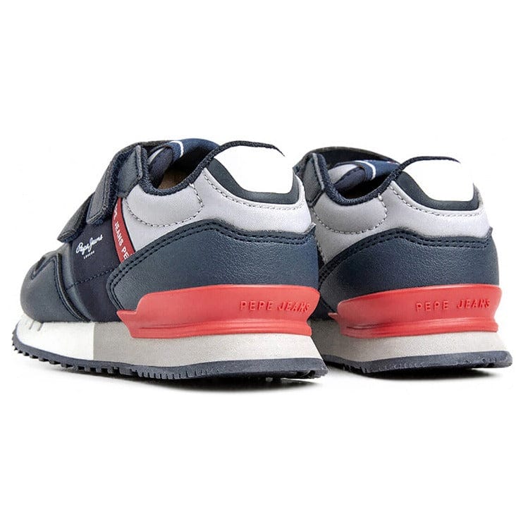 Παιδικά sneakers Pepe Jeans PBS30759 μπλε-La Scarpa Shoes Παιδικά sneakers Pepe Jeans PBS30759 μπλε BOYS PEPE JEANS KIDS