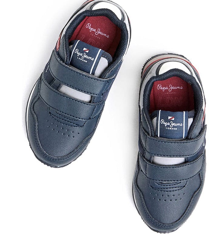 Παιδικά sneakers Pepe Jeans PBS30759 μπλε-La Scarpa Shoes Παιδικά sneakers Pepe Jeans PBS30759 μπλε BOYS PEPE JEANS KIDS