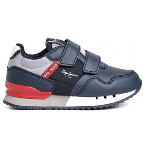 Παιδικά sneakers Pepe Jeans PBS30759 μπλε-La Scarpa Shoes Παιδικά sneakers Pepe Jeans PBS30759 μπλε BOYS PEPE JEANS KIDS