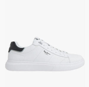 Ανδρικά sneakers pms30981 eaton part  λευκό-La Scarpa Shoes Ανδρικά sneakers pms30981 eaton part  λευκό MEN CASUAL PEPE JEANS