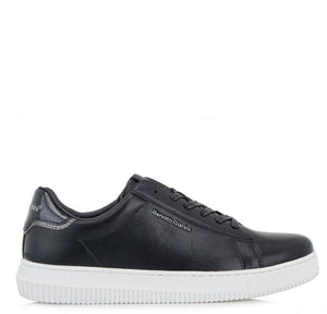 Ανδρικά sneakers Renato Garini  015 βερνι μαύρο μαύρο ατσάλι-La Scarpa Shoes Ανδρικά sneakers Renato Garini  015 βερνι μαύρο μαύρο ατσάλι MEN CASUAL La Scarpa Shoes